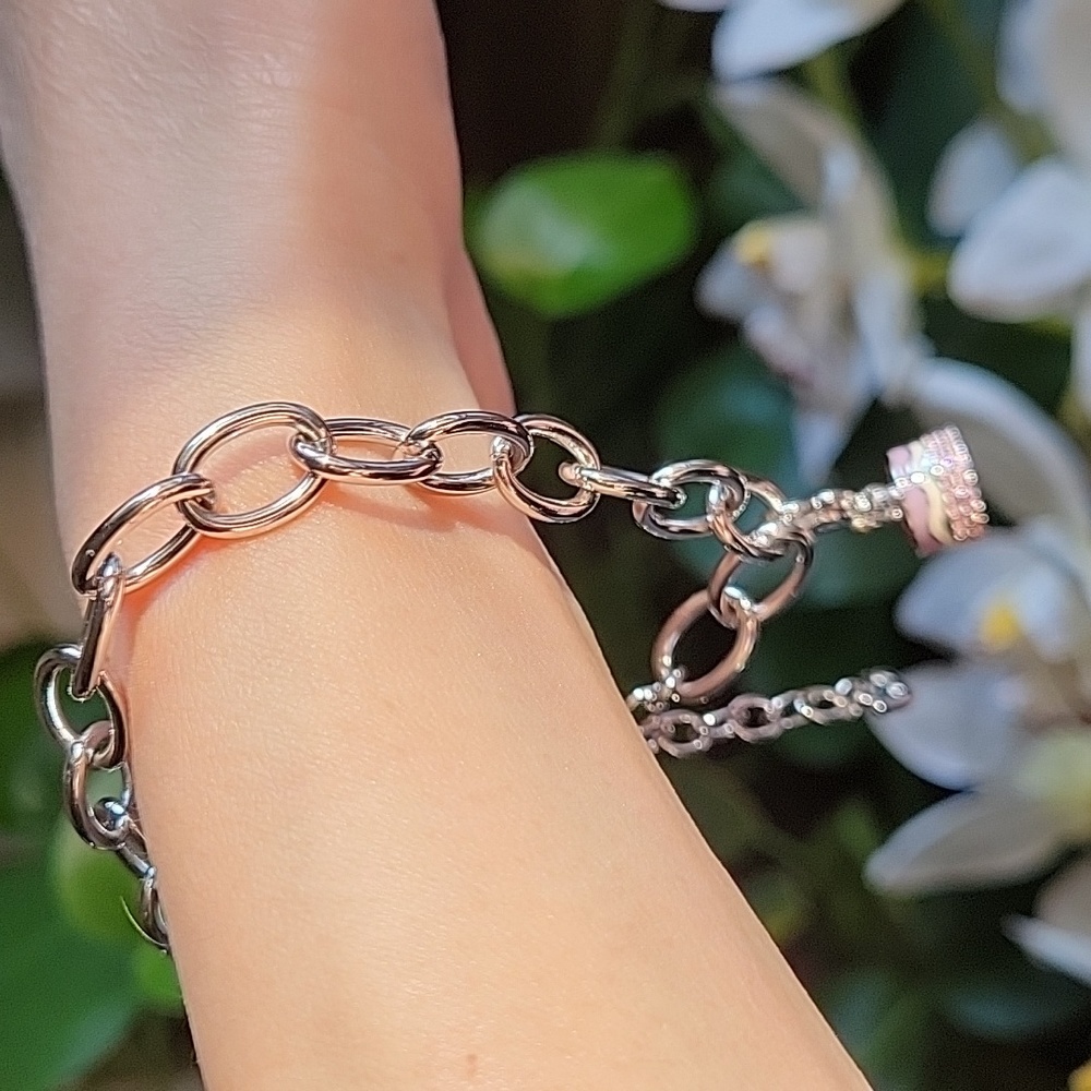 Swarovski charm bracelet